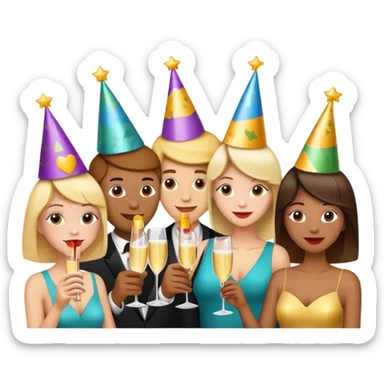 Tefi, Lewis Howes, Gary Vee, Tristan Tate, Tai Lopez, Josh King Madrid, Alex Hormozi, Iman Gadzhi, Branden Condy, Patrick Bet-David, Luke Belmar, Cardone, Shelby Sapp, Leila Hormozi, Tefi Valenzuela, business, Russell Brunson, partners, marketing, event , emoji, sales, money, mentor, party, emoji sticker