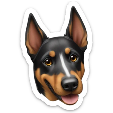 Beauceron arlequin sticker