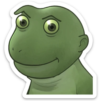 Smile face with pile of salt sticker