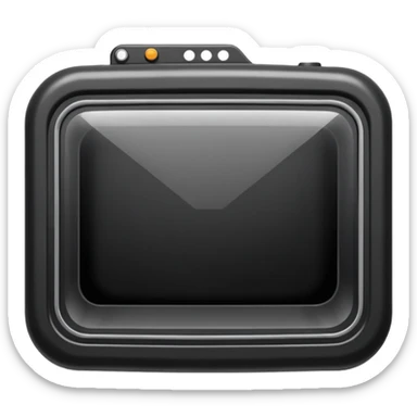 black riot shield with RCR in white and a rectangular viewing window sticker