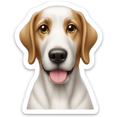 Un chien qui fait la cuisine sticker