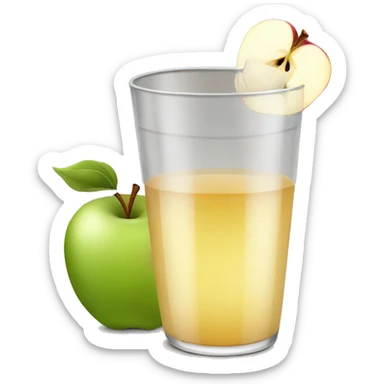 apple juice sticker