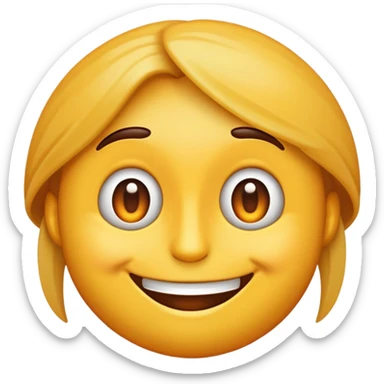 emoji being a liar sticker