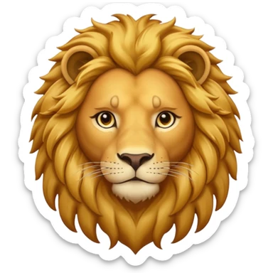 Lion eta  sticker
