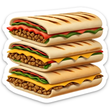 simple shawarma sticker