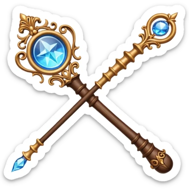 Harry potter magic wand sticker