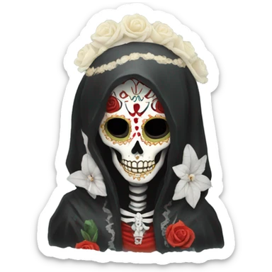 Santa muerte sticker