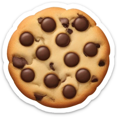 Chocolate chip cookies sticker