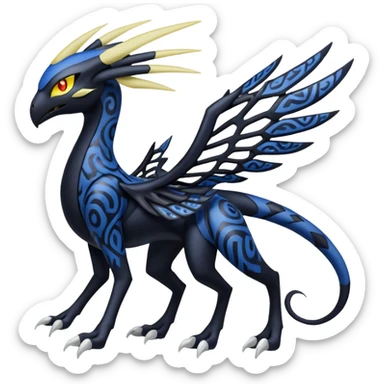 Meloetta-Darkrai-Zekrom-Pokémon-Fakémon-fusion-hybrid-creature sticker