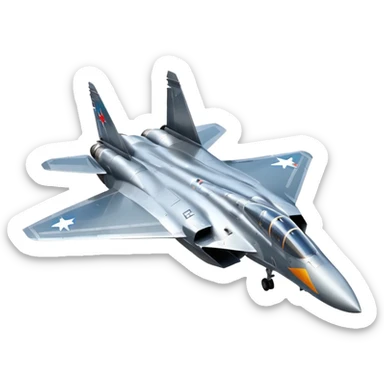 Sukhoi su-57 jet sticker