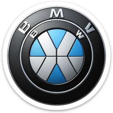 Bmw logo sticker
