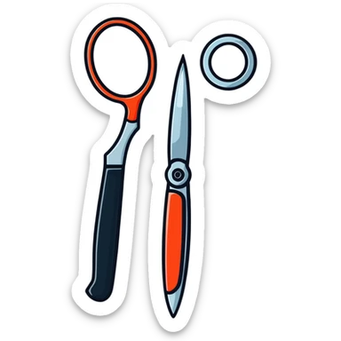 scissors sticker