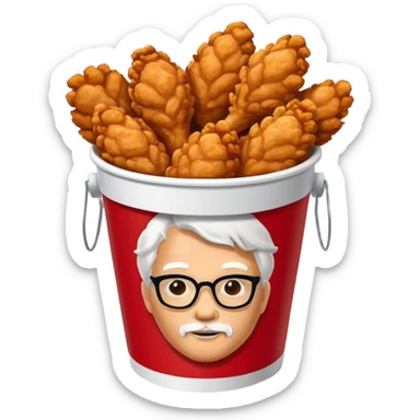 KFC bucket sticker
