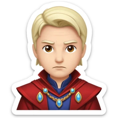 War mage in professional look sticker