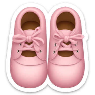  Baby pink shoes sticker
