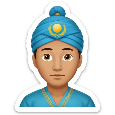 kazakh man sticker