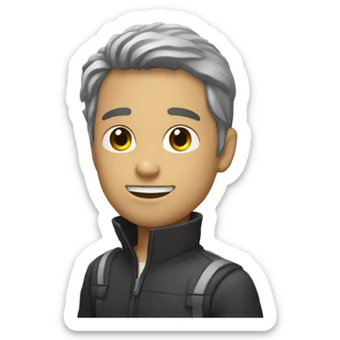 Persona que quiere a otra sticker