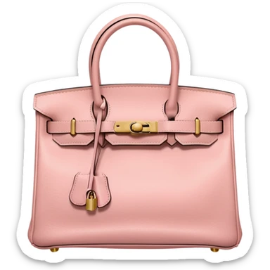 Birkin bag light pink  sticker