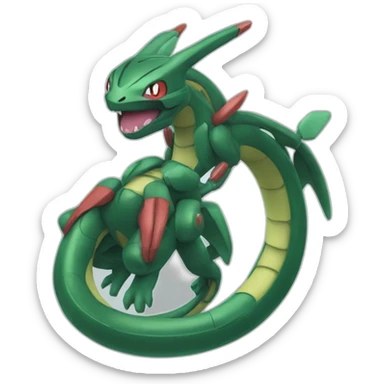 Pokemon Rayquaza sticker