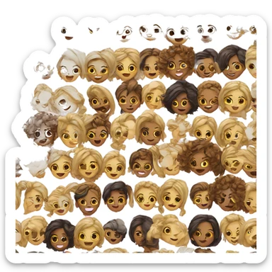 quirky emoji gender neutral sticker