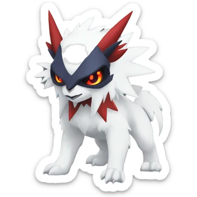 Cool Edgy Absol-Zangoose-Quilava, full body sticker