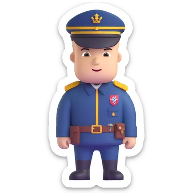 character in Bastard München uniform from Blue Lock anime sticker