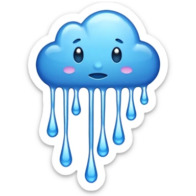 A wet sign that says i fell for you sticker