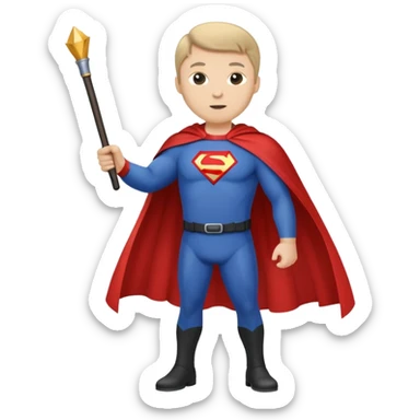 Superhero band director sticker