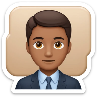 Can you create an image (VERY SIMPLE) of an agent and under it, have the text "Company Update Agent"? This will be overlayed onto my video to show that there is an agent working. Make it very simple and looks like it's great for backgrounds information sticker