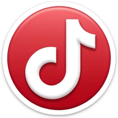 Tik tok logo normal sticker
