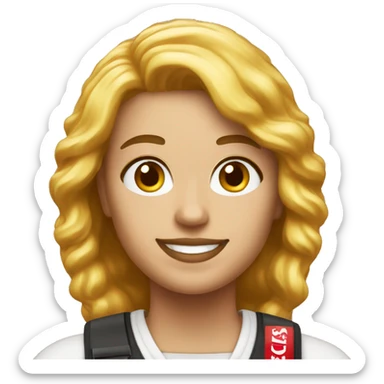 A KFC cashier sticker