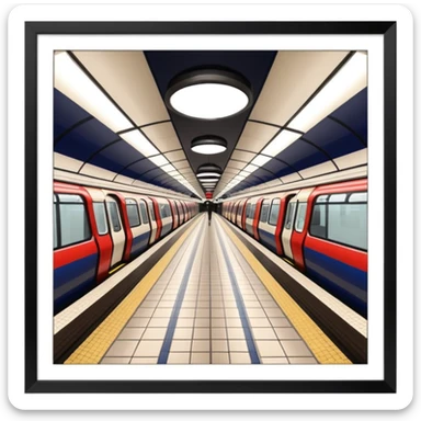 London underground sticker