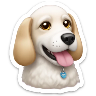 Stuffed animals doggy sticker