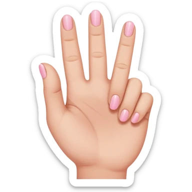 close little finger of this icon: 🤟 sticker