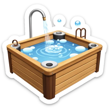 outdoor hot tub sticker