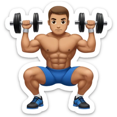 powerlifter dumbbell bent over row sticker