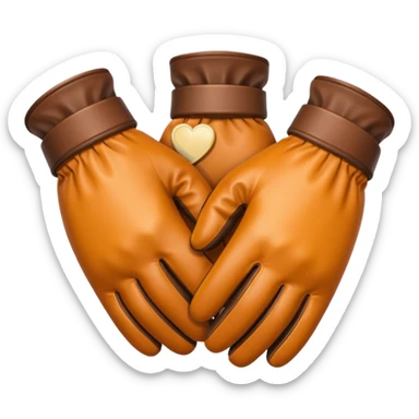 handshake between 2 gloved hands sticker
