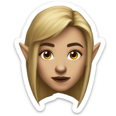 Female warevolf world of warcraft sticker