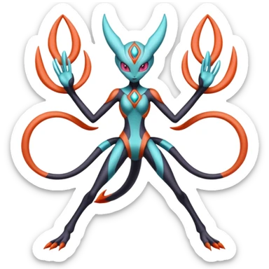 Darkrai-Deoxys-Palkia-Meloetta-fusion sticker
