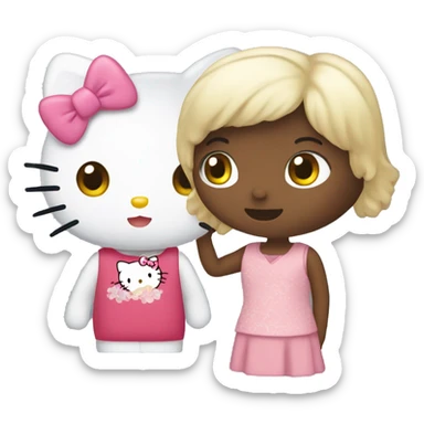 Hello kitty and dear Daniel sticker