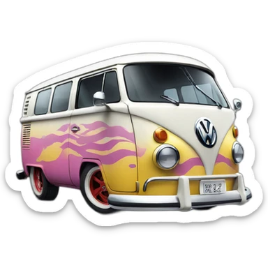 Volkswagen Kombi Dragster sticker
