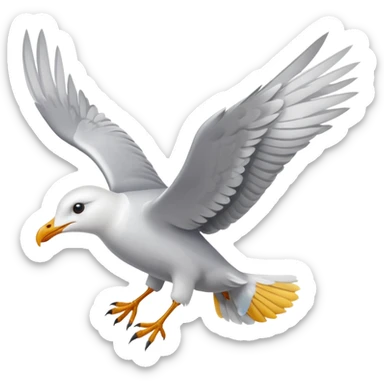 Seagull
Apple emoji style. sticker