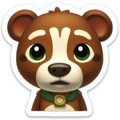 Animal crossing tom nook sticker