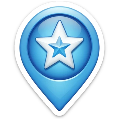 Create a verified badge a blue star with a white verified sign in middle sticker