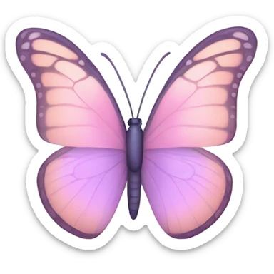 Pastel Butterfly sticker