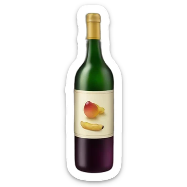 frigo plein de bouteille de vin sticker