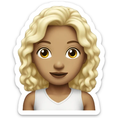 White mini Kelly  sticker