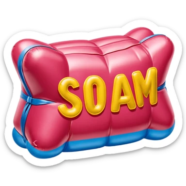  paris SPAM meat jeff koons style inflatable sculpture art  sticker