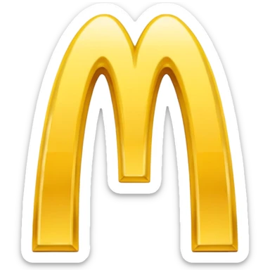 McDonald’s logo  sticker