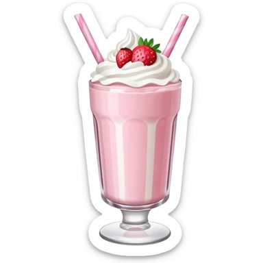 Milkshake de morango sticker